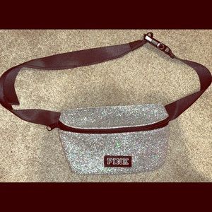 VS PINK Silver Bling Fanny Pack